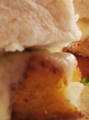 Catfish Sliders with Swiss, Sauteed Onions and Remoulade Sauce Recipe